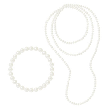 Set bijuterii hand made din perle veritabile de apa dulce Stephanie